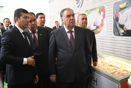 Ифтитоҳи коргоҳи нави истеҳсоли гӯшти мурғ ва ҳасиби ҶДММ “Сайҳун” дар шаҳри Хуҷанд