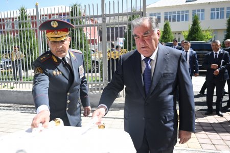 Ифтитоҳи бинои Шуъбаи минтақавии мубориза бар зидди ҷиноятҳои муташаккили ВКД дар ноҳияи Нуробод