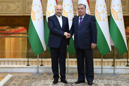 Мулоқот бо Раиси Маҷлиси Шӯрои исломии Эрон Муҳаммад Боқири Қолибоф