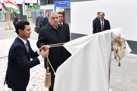 Ифтитоҳи корхонаи истеҳсоли нӯшокиҳои ташнашикан ҶДММ “АРК саноат” дар шаҳри Душанбе