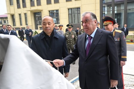 Ба истифода додани бинои Муассисаи давлатии омодасозии кадрҳои баландихтисоси низомӣ дар шаҳри Душанбе