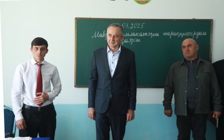 НОСИРИ ХУСРАВ: ИФТИТОҲИ СИНФХОНАҲОИ ИЛОВАГӢ БО ИШТИРОКИ РАИСИ ВИЛОЯТ