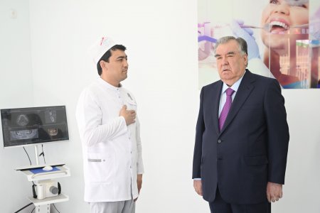 Ифтитоҳи Бунгоҳи саломатӣ дар деҳаи Шамсободи ноҳияи Бобоҷон Ғафуров
