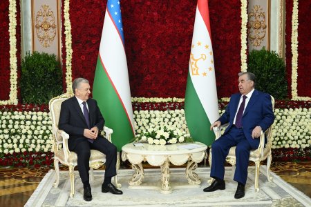 Мулоқот бо Президенти Ҷумҳурии Узбекистон Шавкат Мирзиёев