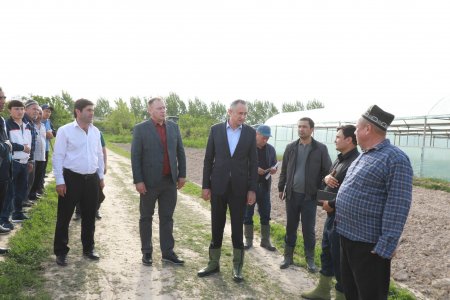РАИСИ ВИЛОЯТИ ХАТЛОН БО ҶАРАЁНИ КОРҲОИ САҲРОӢ ДАР НОҲИЯҲОИ ХУРОСОН ВА АБДУРАҲМОНИ ҶОМӢ ШИНОС ШУДАНД