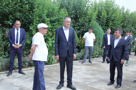 САФАРИ КОРИИ РАИСИ ВИЛОЯТ БА ШАҲРИ НОРАК ВА БОЗДИД АЗ КОРҲОИ СОЗАНДАГӢ ДАР ИНШООТИ ҶАШНӢ